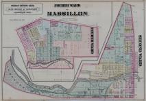 Massillon - Second Ward, Fourth Ward, Stark County 1875